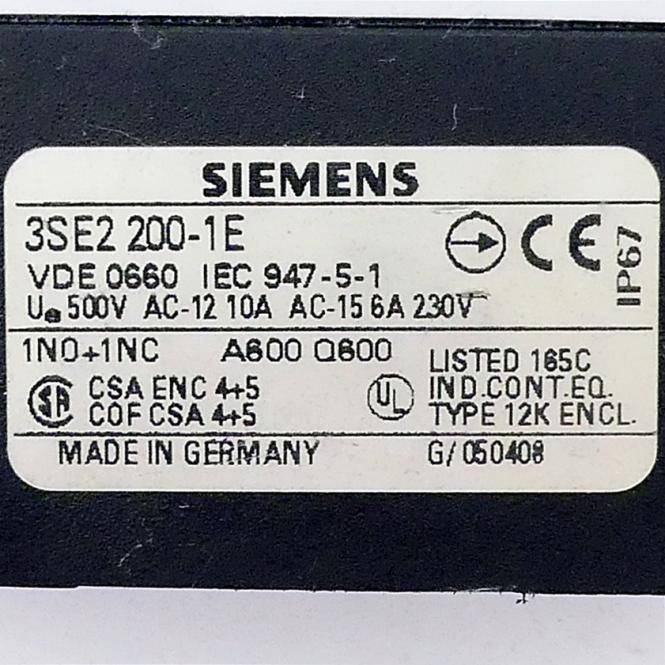 Siemens Positionsschalter (3SE2 200-1E)