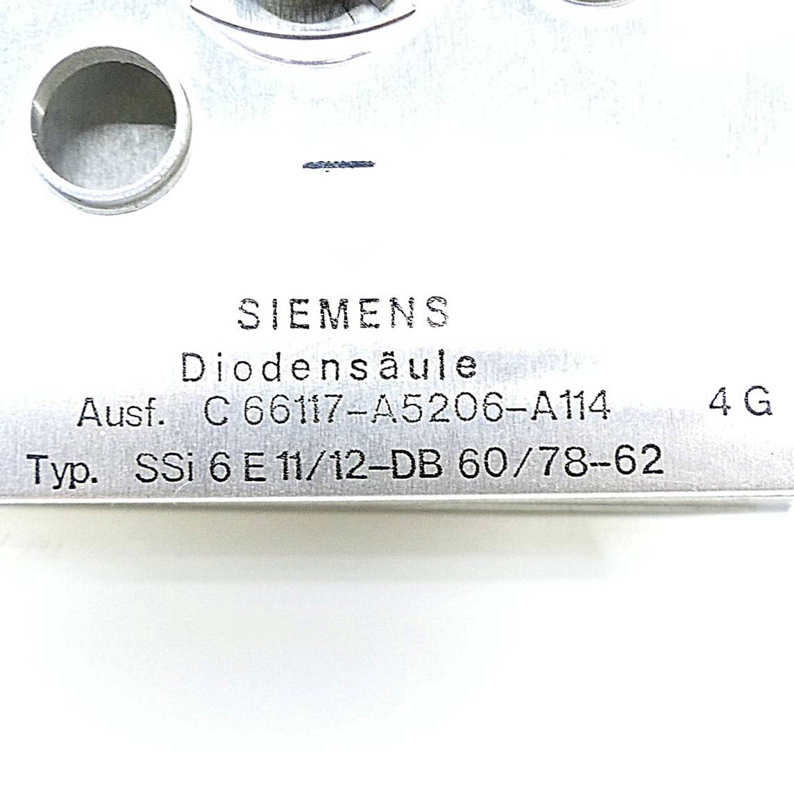 Siemens Gleichrichtersäule mit Einpressdioden (C 66117-A5206-A114)
