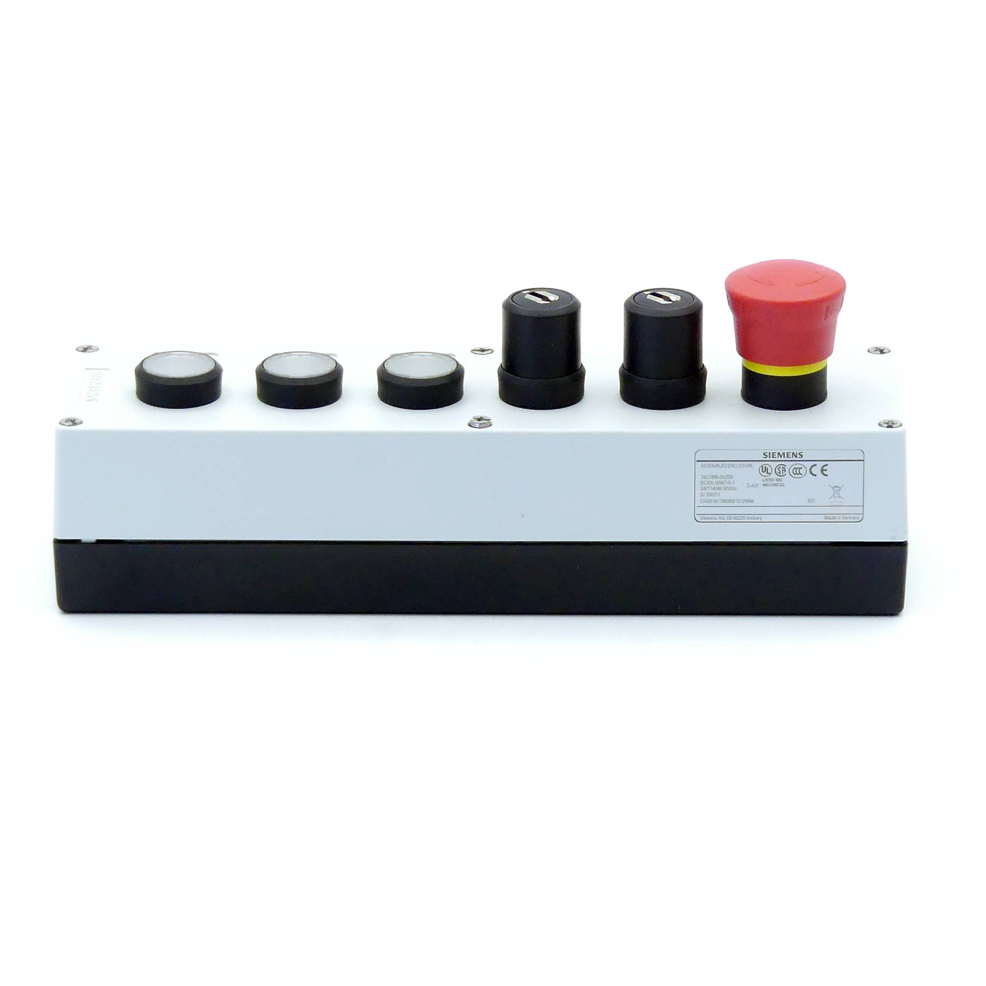 Siemens Gehäuse mit NOT-HALT (3SU1806-0NZ00)