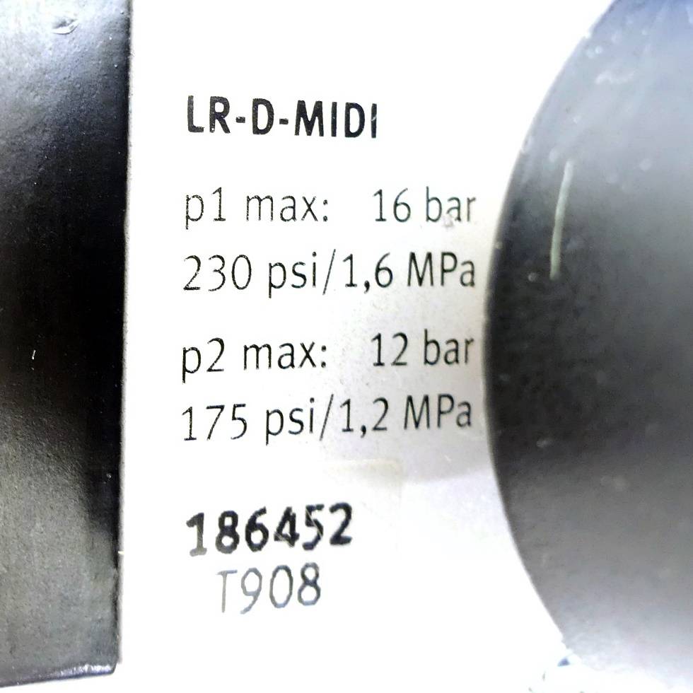 FESTO Druckregelventil (LR-D-MIDI 186452 T908)
