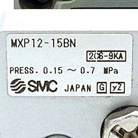SMC Präzisions-Schlitteneinheit MXP12-15BN (MXP12-15BN)