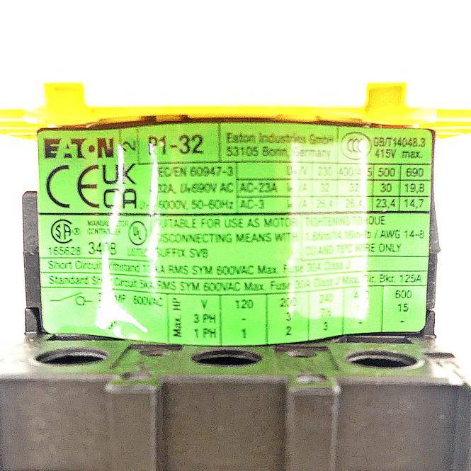 EATON Hauptschalter P1-32 (081438)