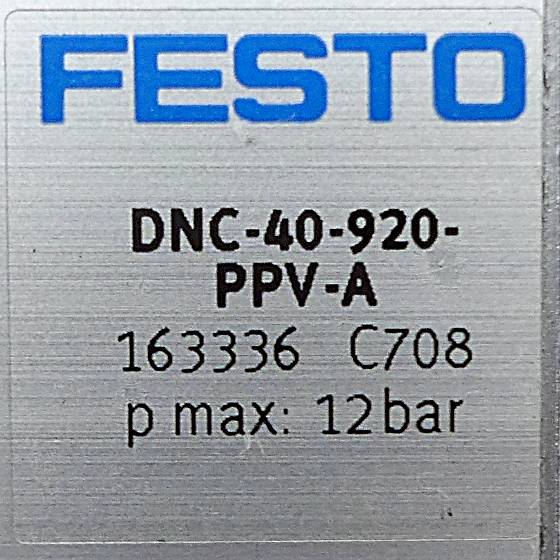 FESTO Normzylinder DNC-40-920-PPV-A (163336)