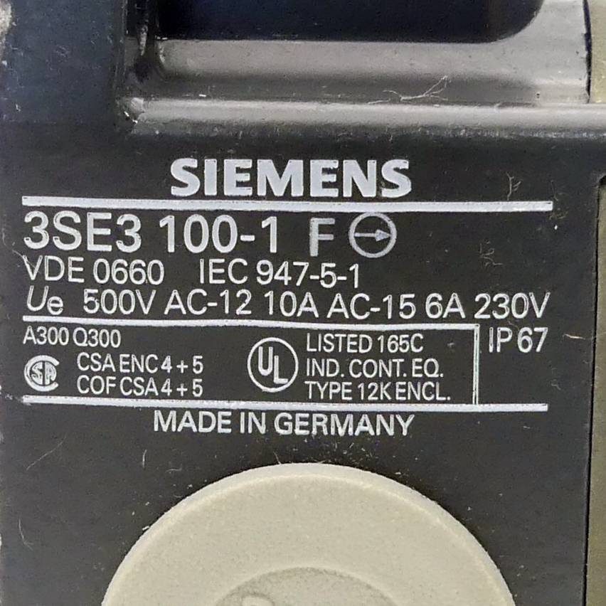 Siemens Positonsschalter (3SE3 100-1 F)