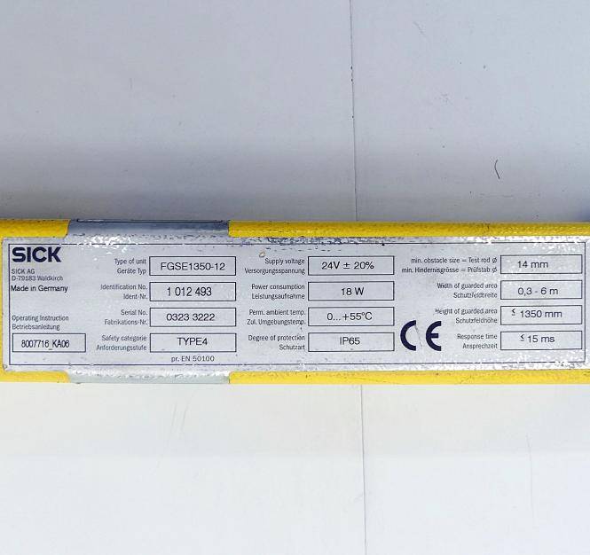 SICK Sicherheitsvorhang Empfänger FGSE1350-12 (1 012 493)