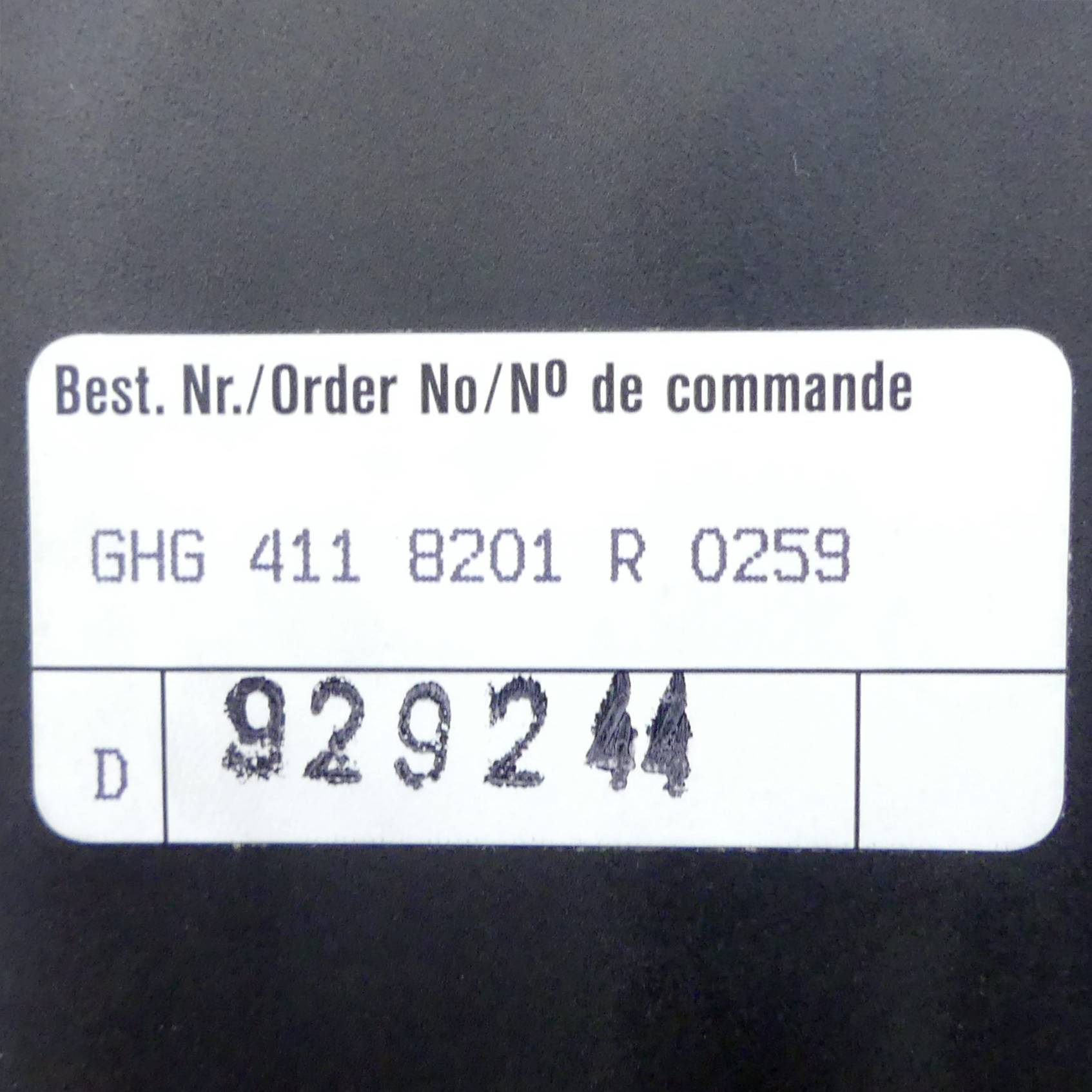 CEAG Not-Aus-Schalter (GHG 411 8201 R 0259)