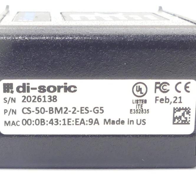 di-soric Vision-Sensor CS-50-BM2-2-ES-G5 (2026138)