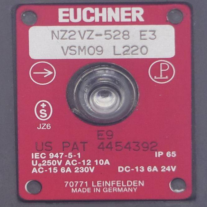 EUCHNER Sicherheitsschalter NZ2VZ-528 E3 VSM09 L220 (NZ2 VZ-528 E3 VSM09 L220)