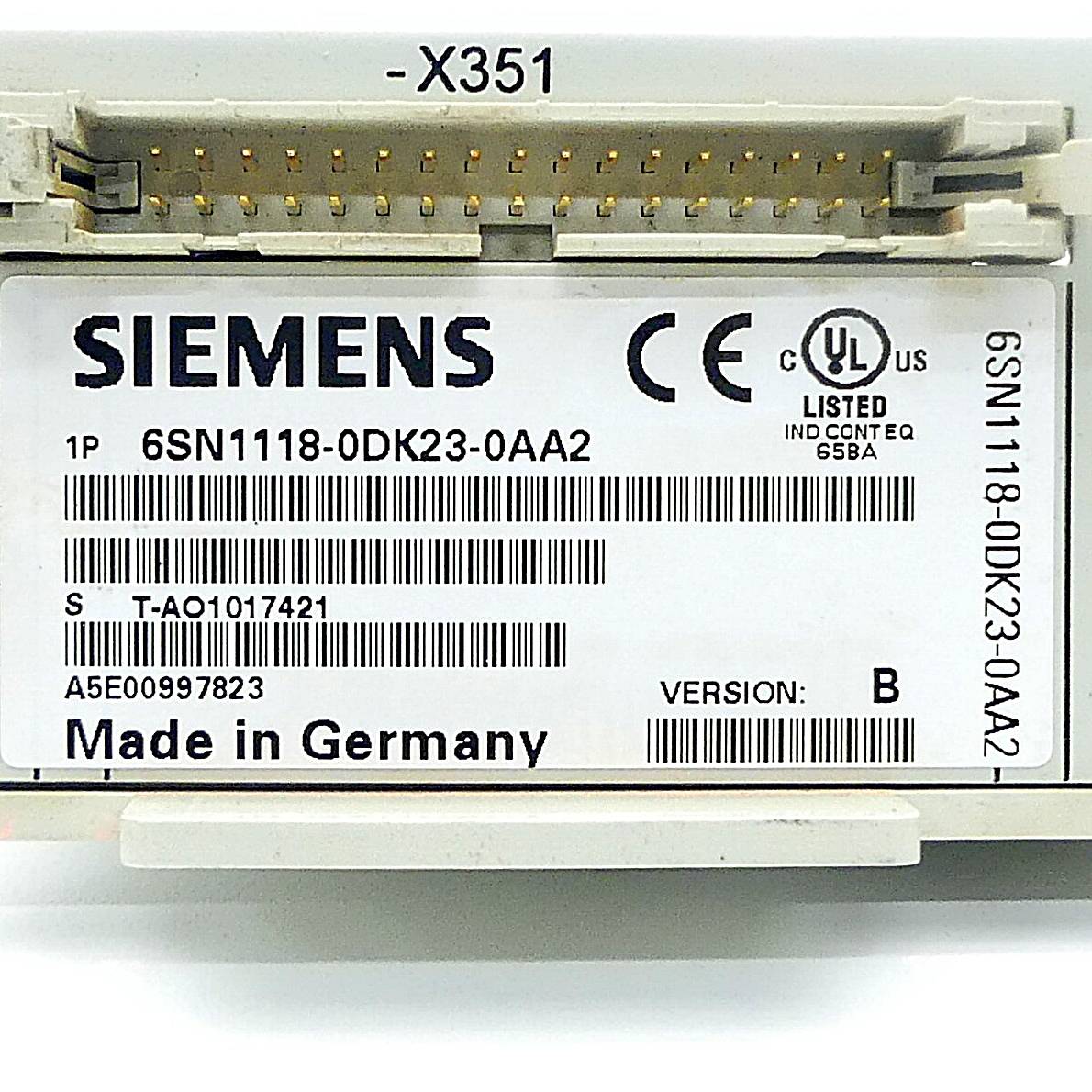 Siemens Regelungseinschubkarte (6SN1118-0DK23-0AA2)