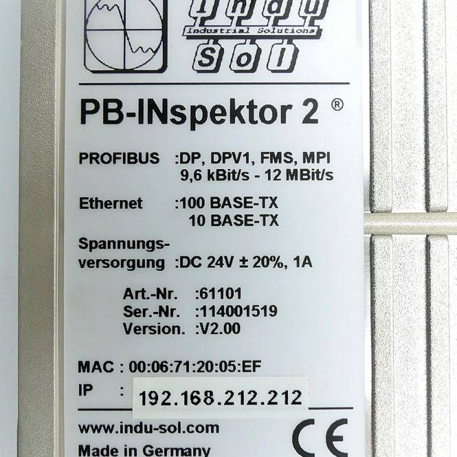 Indu-Sol PB-INspektor 2 B2.00 (61101)