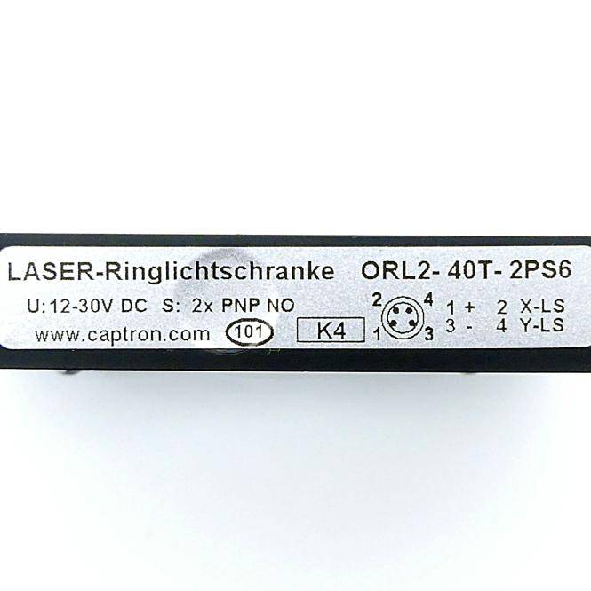 Captron Laser-Ringlichtschranke (ORL2-40T-2PS6)