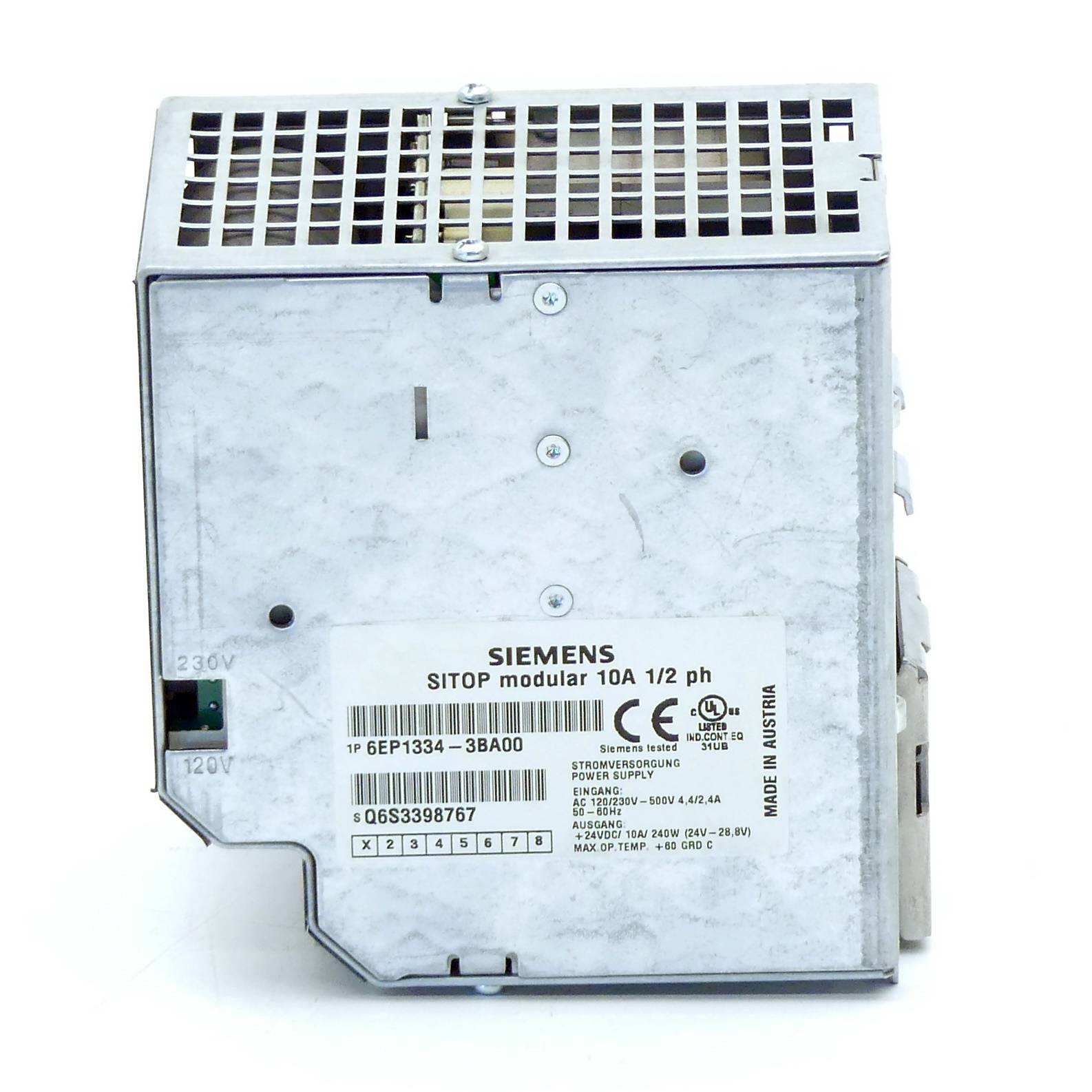 Siemens POWER SUPPLY SITOP modular (6EP1334-3BA00)