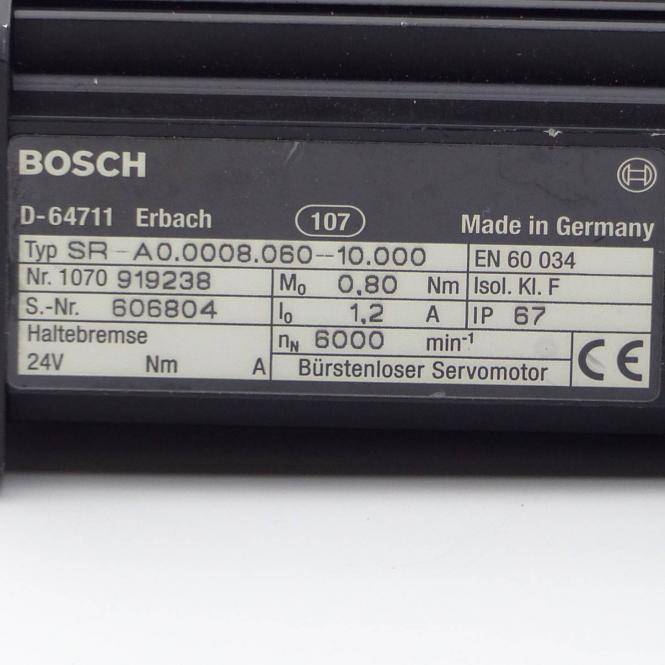 BOSCH Bürstenloser Servomotor SR-A0.0008.060-10.000 (1070919238)