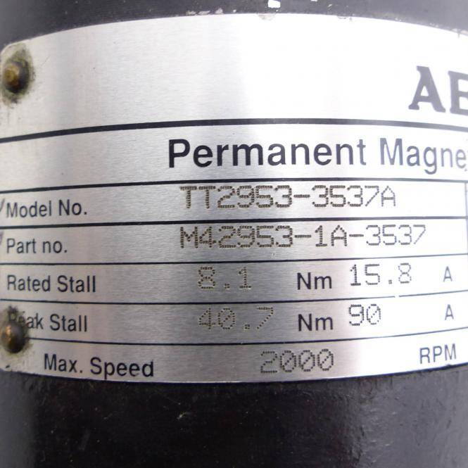 AEG Permanent Magnet DC Servo Motor (TT2953-3537A)