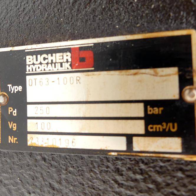 BUCHER HYDRAULICS Hydraulikpumpe QT63-100R (23310196)