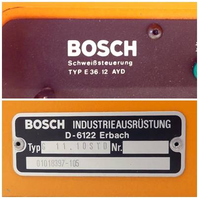 Bosch Schweißsteuerung E36.12 AYD (G 11.10 SYD)
