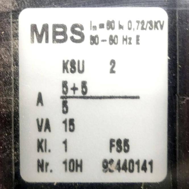 MBS Stromwandler (KSU 2)