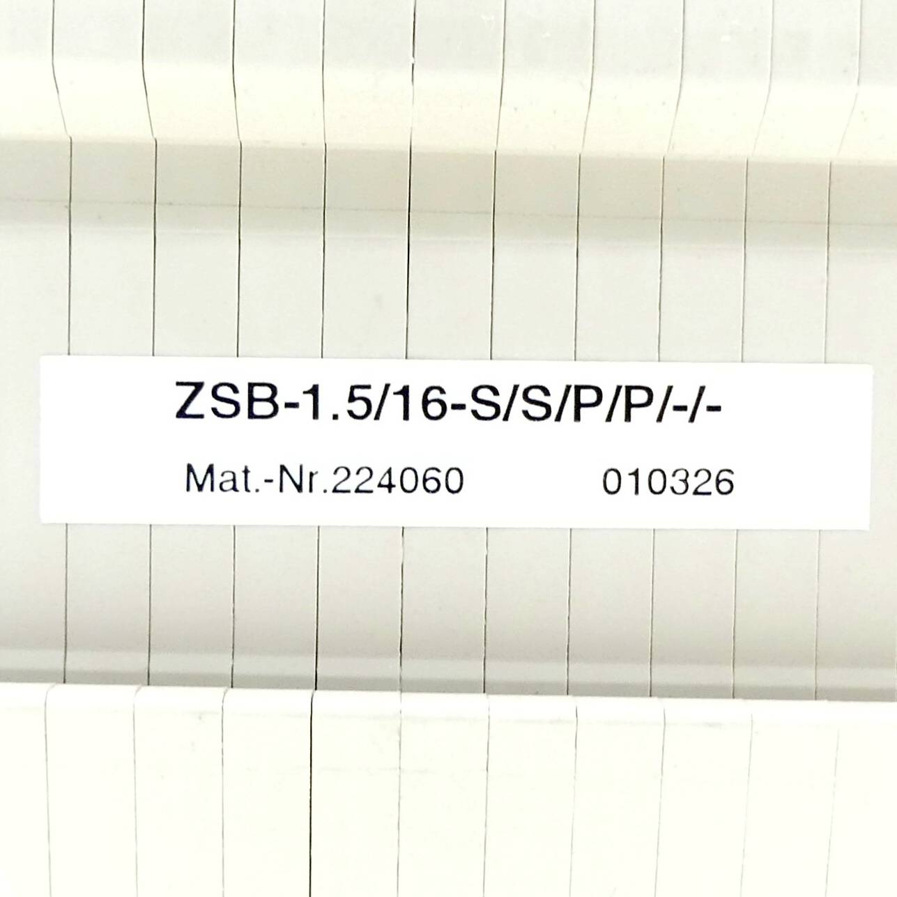 Moeller Basisklemmblock ZSB-1.5/16-S/S/P/P/-/- (224060)