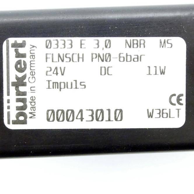 bürkert Magnetventil 00043010 (0333)