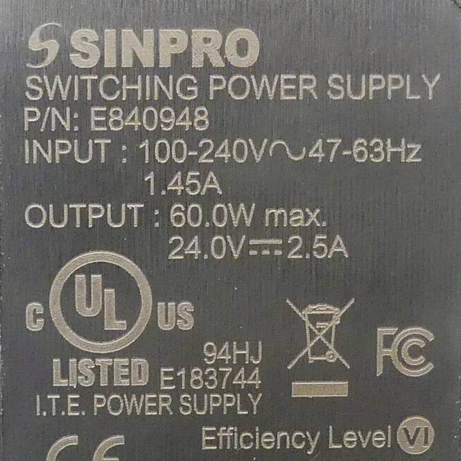 SINPRO Netzteil (E840948)