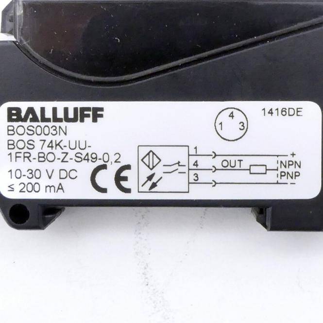 BALLUFF Basisgerät BOS003N (BOS 74K-UU-1FR-BO-Z-S49-0,2)