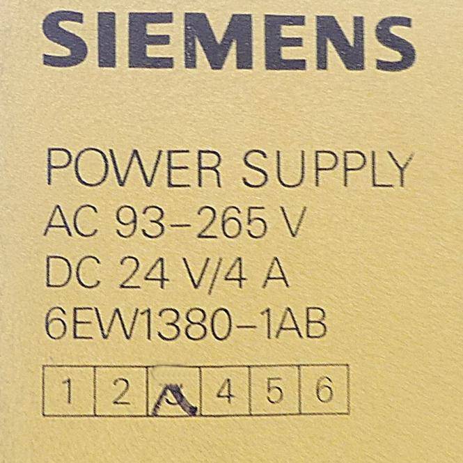 Siemens Stromversorgung (6EW1380-1AB)