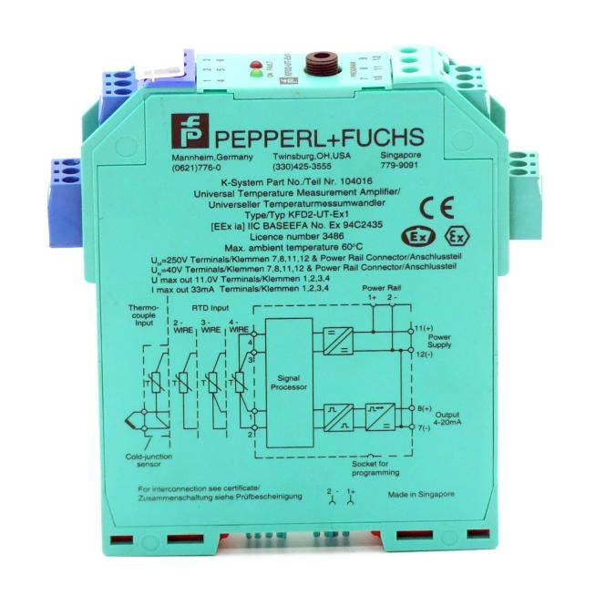 PEPPERL+FUCHS Universeller Temperaturmessumwandler (104016)