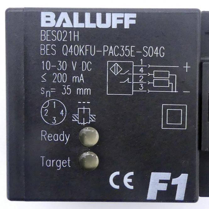 BALLUFF Induktiver Sensor BES021H (BES Q40KFU-PAC35E-S04G)