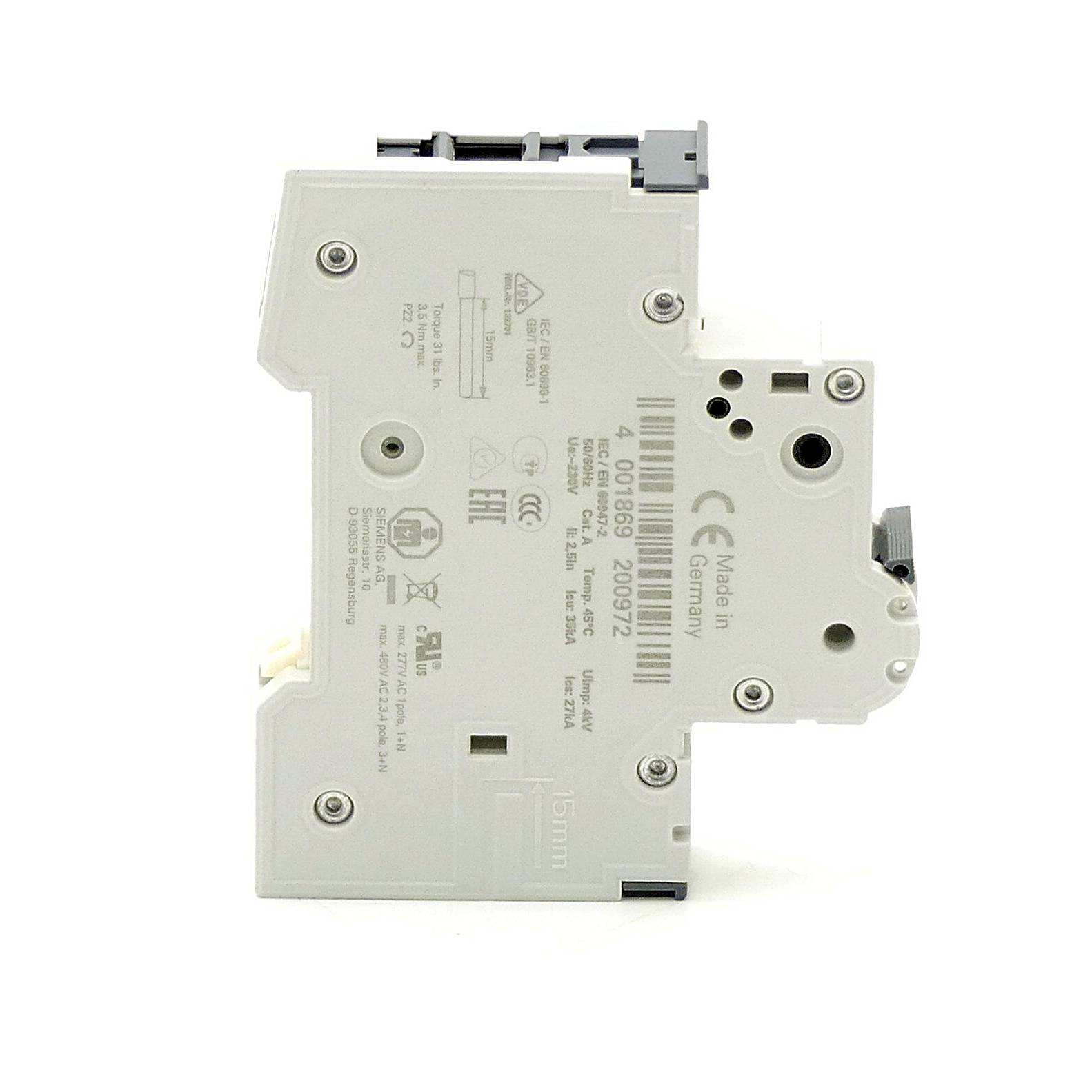 Siemens Leitungsschutzschalter (5SY4101-5)