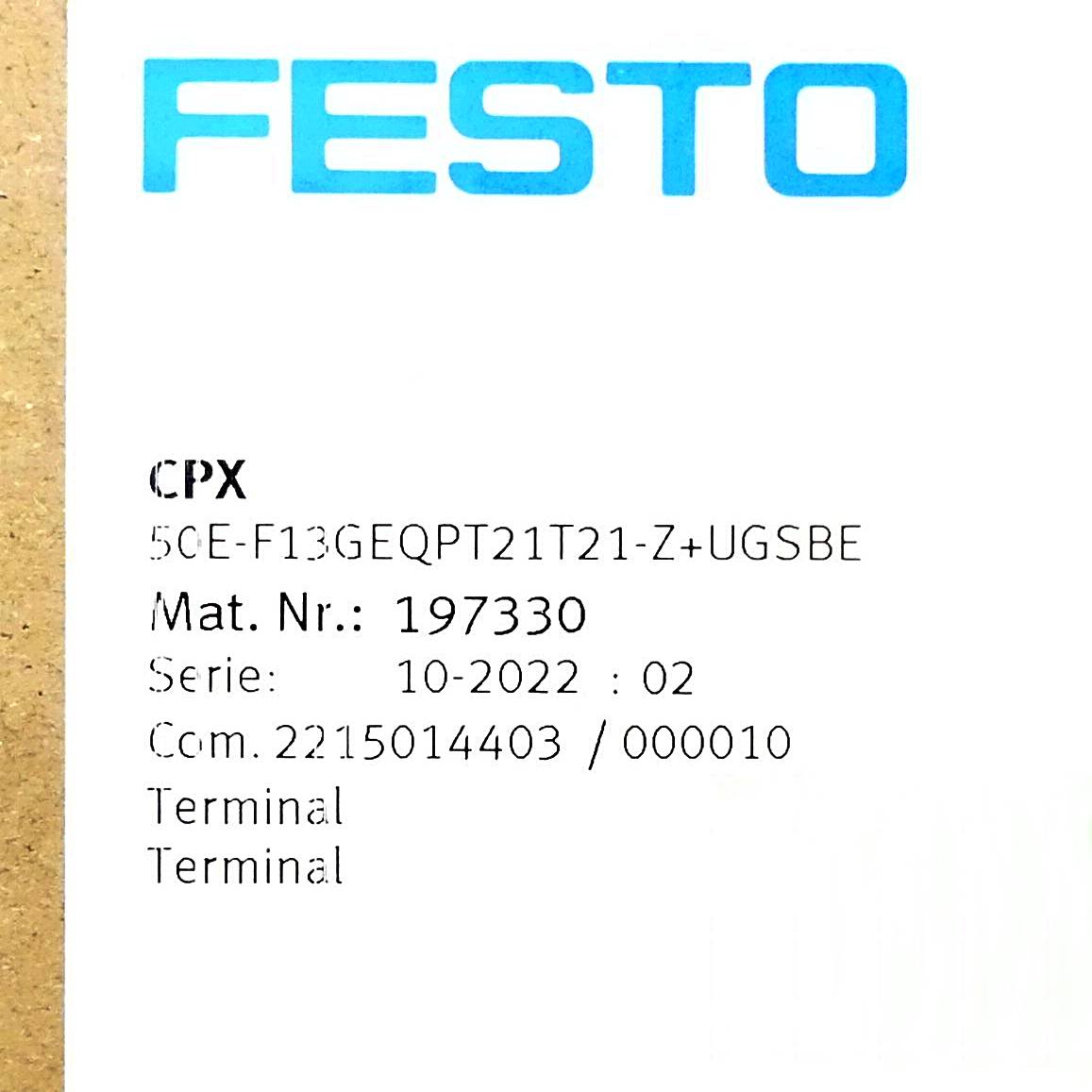 FESTO Terminal CPX (197330)