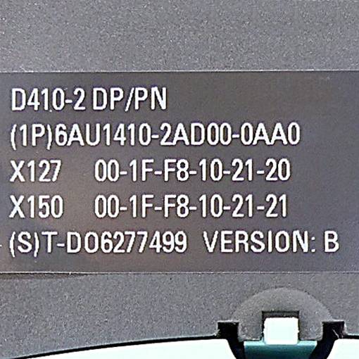 Siemens Kontrolleinheit D410-2DP/PN (6AU1410-2AD00-0AA0)