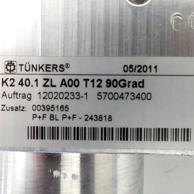 Tünkers Pneumatikspanner 90° (K2 40.1 ZL A00 T12)