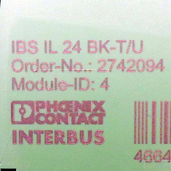 Phoenix Contact Erweiterungsmodul IBS IL 24 BK-T/U (2742094)