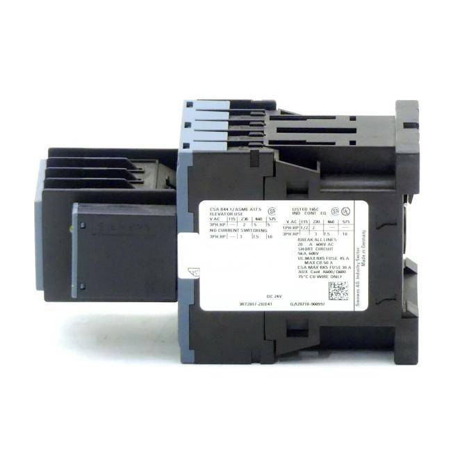 Siemens Schütz (3RT2017-2BB41 + 3RH2911-1FA22)