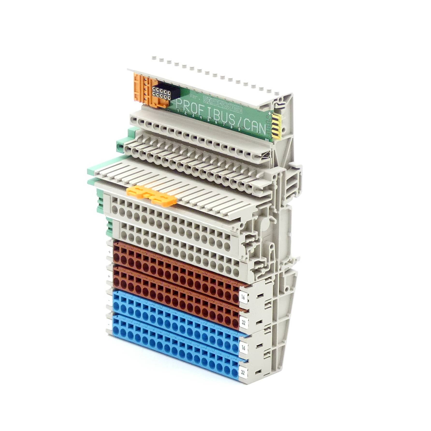 Moeller Basisklemmblock ZSB-1.5/16-S/S/+/+/-/- (224052)