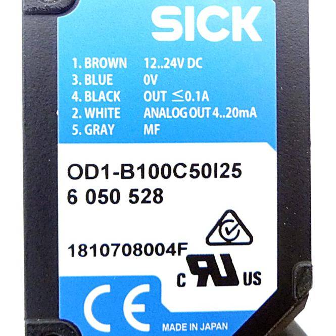 SICK Wegmesssensoren OD1-B100C50I25 (6050528)