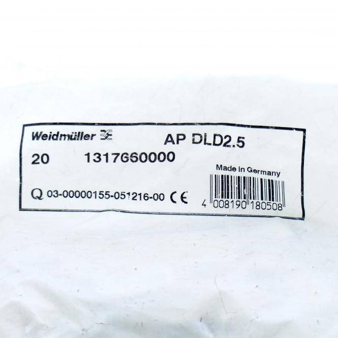 Weidmüller Endplatte (AP DLD2.5)