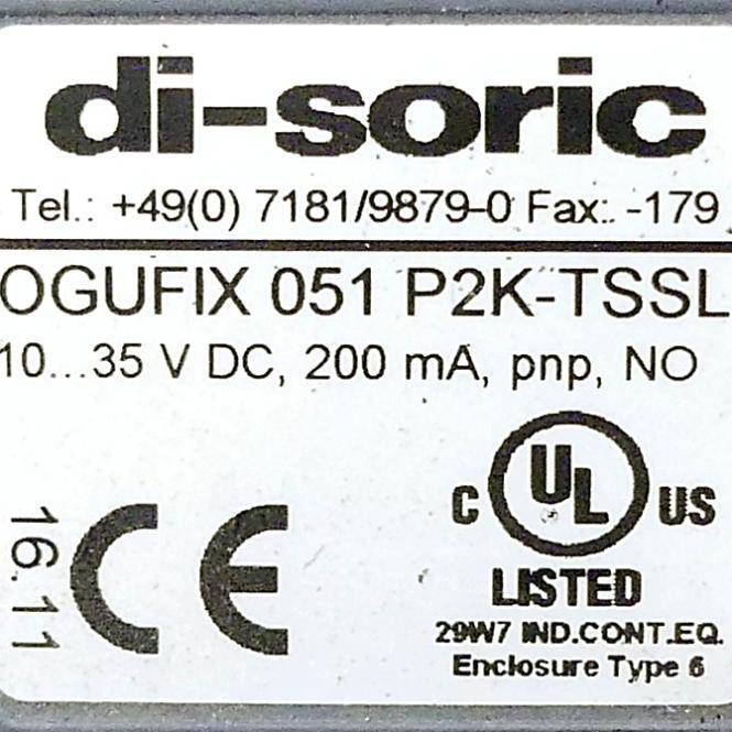 di-soric Gabellichtschranke OGUFIX 051 P2K-TSSL (203099)