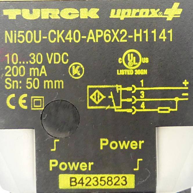 Turck Induktiver Sensor 1625837 (Ni5OU-CK40-AP6X2-H1141)