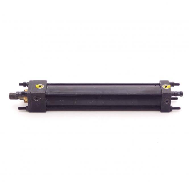 Blauer SICK WLL180T-M333 Industriesensor mit schwarzem Kabelstecker, dargestellt auf weißem Hintergrund.