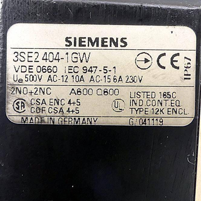 Siemens Positionsschalter (3SE2 404-1GW)