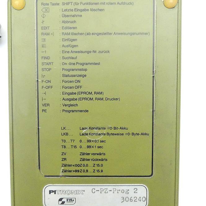 Pilz Programmiergerät PITRONIK (C-PZ-Prog2)