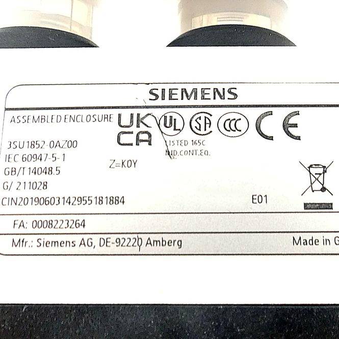Siemens Drucktaster (3SU1852-0AZ00)