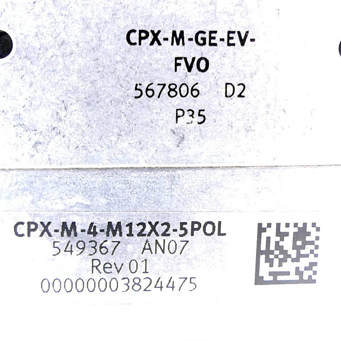 FESTO Anschlussblock inkl. Verkettungsblock CPX-M-AB-4-M12X2-5POL (549367; 567806)