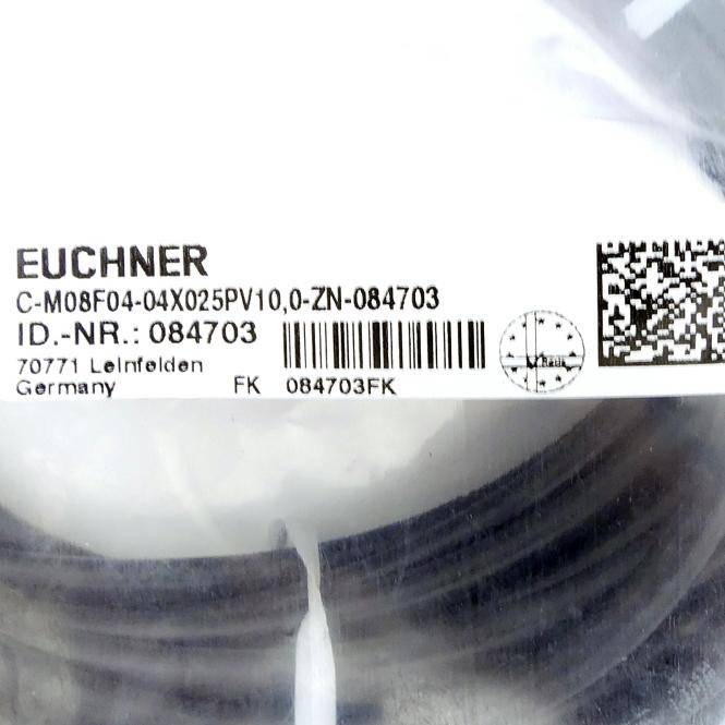 Euchner Anschlussleitung C-M08F04-04X-025PV1,0-ZN-084703 (084703)