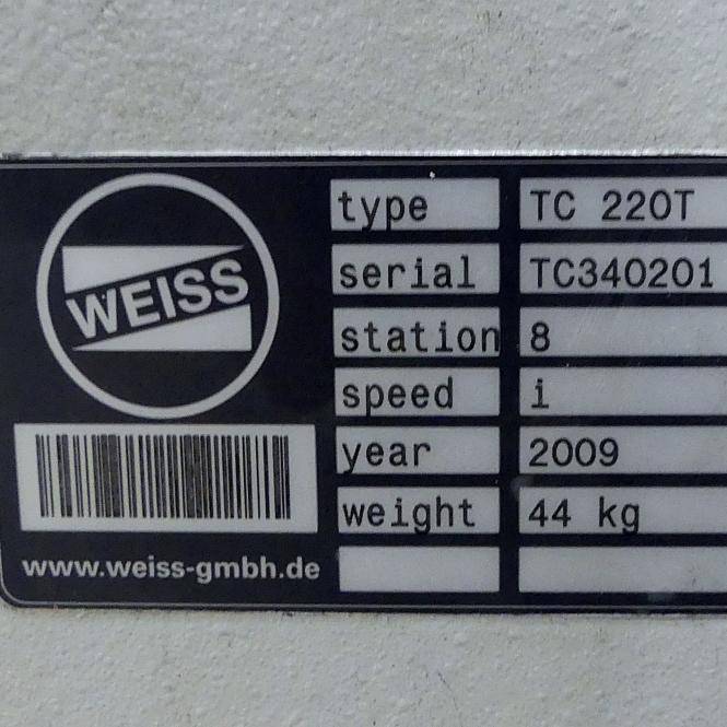 WEISS Rundschalttisch mit SEW Motor (TC 220T)