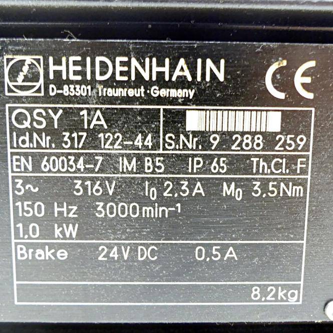 HEIDENHAIN Servomotor QSY 1A (317 122-44)