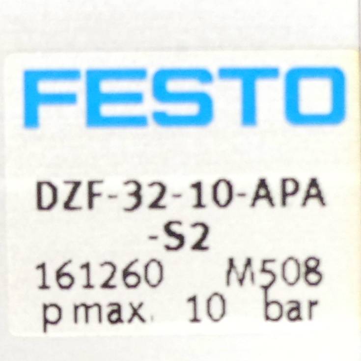 FESTO Flachzylinder DZF-32-10-APA-S2 (161260)