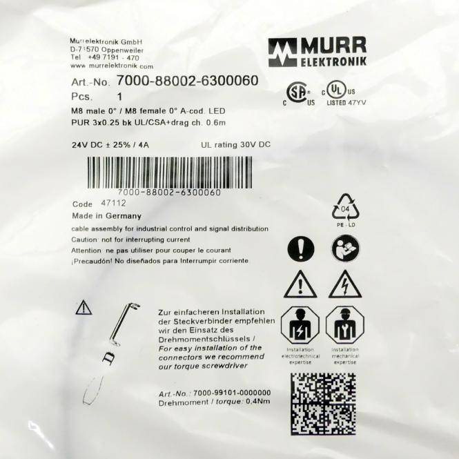 Murrelektronik Anschlußkabel (7000-88002-6300060)