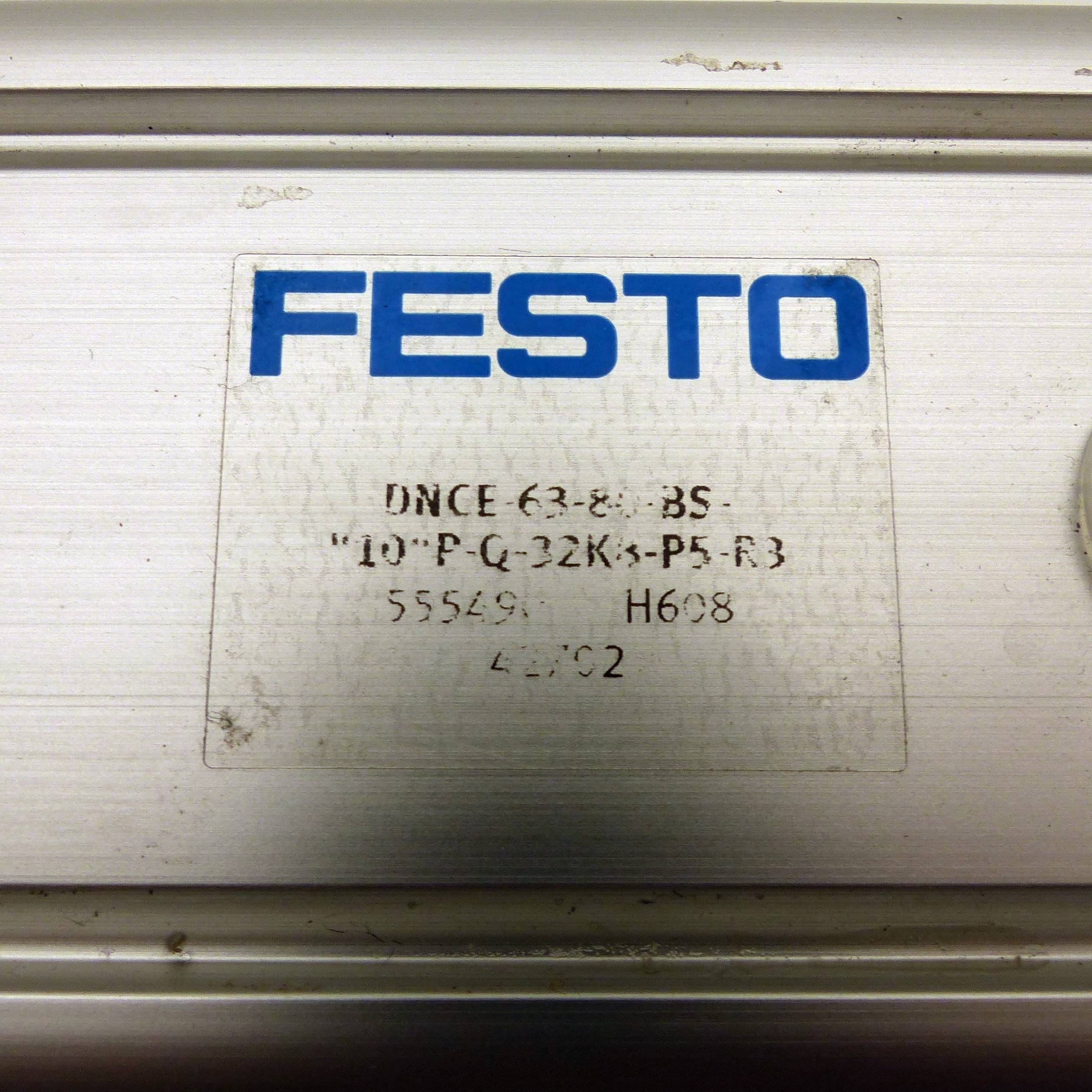 FESTO Elektrozylinder DNCE-63-80-BS- 10 P-Q-32K8-P5-R3 (555490)